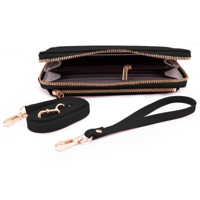 Cool | Carteira Universal com bolsa para smartphone de até 6,7 pol. Preto