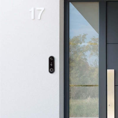 Nédis | Vídeo porteiro Smartlife com sensor de movimento e visão noturna Cinza