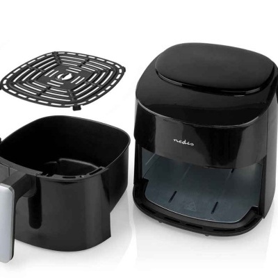 Air Fryer Nedis - Fritadeira de ar quente - 4,2 l | Temporizador: 240 min | Número de programas predefinidos: 8 | Digital