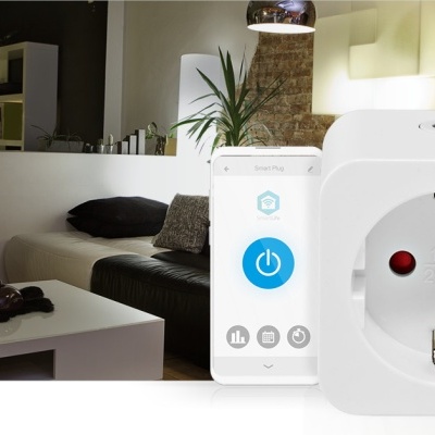 Nedis | Tomadas Inteligentes SmartLife  SmartLife | Wi-Fi | Power meter | 3680 W | Type F (CEE 7/3) | 0 - 55 °C | Android™ / IOS | Branco