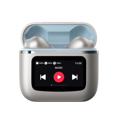 Auriculares Estéreo Bluetooth Dual Pod COOL Touch Cinza