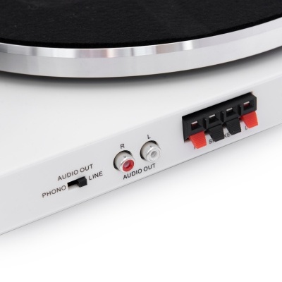 Crosley T150 White | Gira-Discos Vintage com Altifalantes e Bluetooth