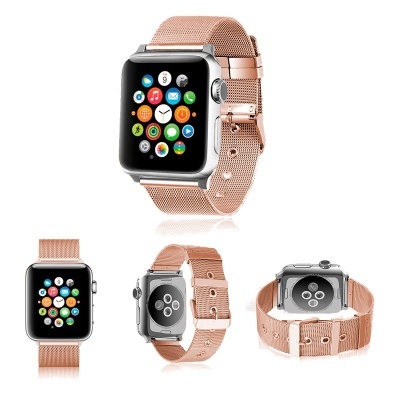 Cool | Pulseira COOL p/ Apple Watch Series 1 / 2 / 3 / 4 / 5 / 6 / 7 / 8 / SE (38 / 40 / 41 mm) Metal Rose Gold