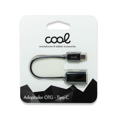 Cool | Cabo de entrada USB OTG tipo C COOL universal (preto)