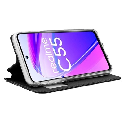 Cool | Capa COOL Flip Cover para Realme C55 Smooth Black