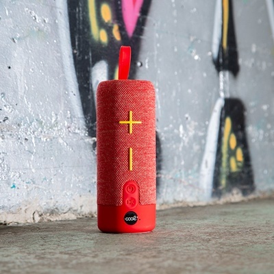 Cool | Coluna universal para música Bluetooth COOL 10 W baixo Vermelho
