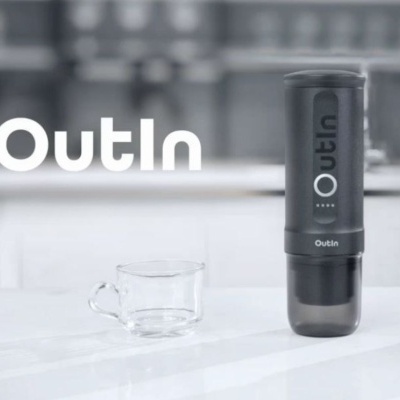Máquina de café expresso portátil OutIn - verde floresta Máquina de café expresso portátil OutIn - verde floresta