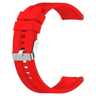 Cool | Pulseira Universal 20mm Amazfit Bip/GTS/Bip Lite/Huawei/Samsung/COOL Oslo Rubber Vermelho