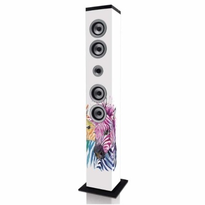 Coluna com Bluetooth, rádio FM PLL, USB e leitor SD - Zebra Coluna com Bluetooth, rádio FM PLL, USB e leitor SD - Zebra