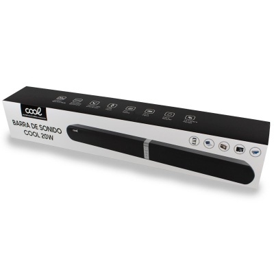 Cool | SoundBar Música Bluetooth COOL (20 W) Preto e Prata