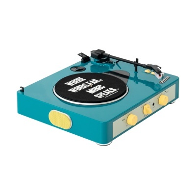 Gira-Discos Brad Retro MKII Green – Som Vintage com Estilo Moderno