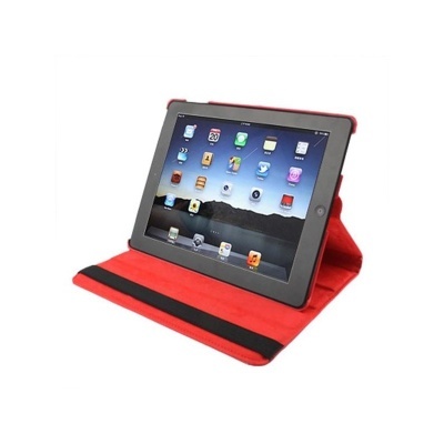 Cool | Capa para iPad 2 / iPad 3 / iPad 4 Rotativo com suporte em Couro Vermelho