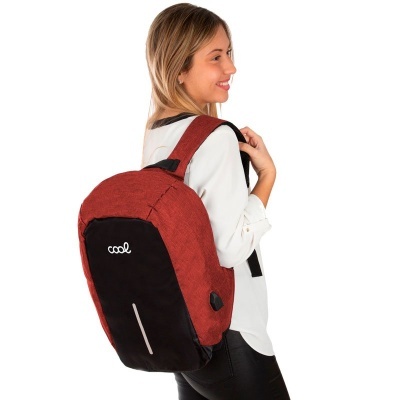 Cool | Mochila para PC15-16 polegadas COOL Memphis Preto/Vermelho