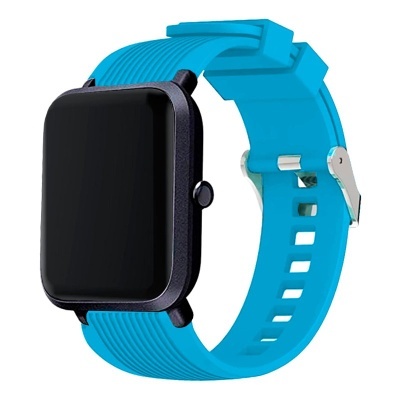 Cool | Pulseira Universal 20mm Amazfit Bip/GTS/Bip Lite/Huawei/Samsung/COOL Oslo Rubber Azul Claro