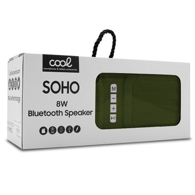 Cool | Coluna universal para música Bluetooth COOL Soho (8W) Verde