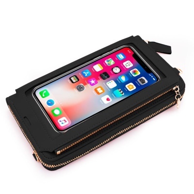 Cool | Carteira Universal com bolsa para smartphone de até 6,7 pol. Preto