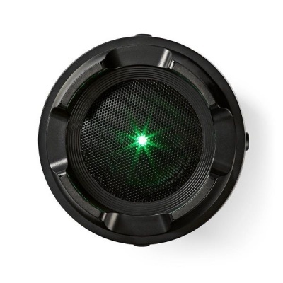 Nedis | Coluna Bluetooth® Party Boombox | 3.5 hrs | 4.1 | 150 W | AUX / USB | IPX5 | TWS | Party lights | Preta / Cinza