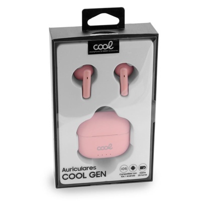 Cool | Auriculares estéreo Bluetooth Dual Pod Earbuds COOL Gen Rosa