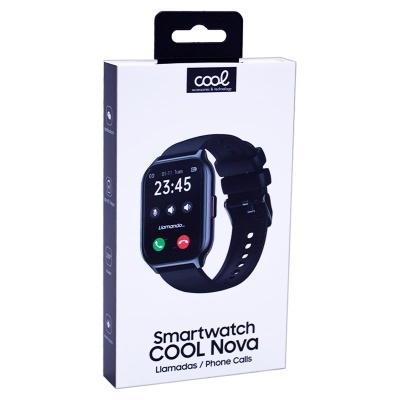 Cool |  Smartwatch COOL Nova Silicone Preto (Chamadas, Desporto, Saúde)