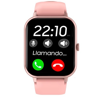 Cool | Smartwatch COOL Forest Silicone Rosa (Chamadas, Desporto, Sono, Câmera)