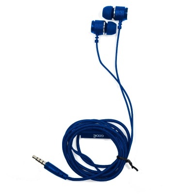 Cool | Fones de ouvido 3,5 mm COOL metálico estéreo com micro Azul