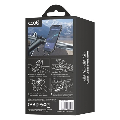 Cool |Suporte de guiador universal COOL para scooter / bicicleta / motocicleta 4-7 poleg