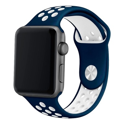 Cool | Pulseira COOL p/ Apple Watch Series 1 / 2 / 3 / 4 / 5 / 6 / 7 / 8 / SE (38 / 40 / 41 mm) Sport Azul