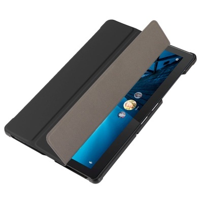 Cool | Capa para Lenovo Tab M10 Couro liso preto 10,1 polegadas