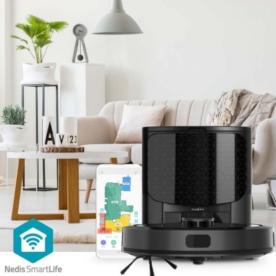 Aspirador robôt Nedis SmartLife - Navegação a laser - Wi-Fi