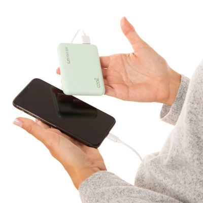 Cool | Bateria Externa Power Bank 5000 mAh COOL Leather Verde