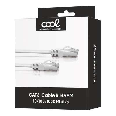 Cabo de Internet Universal CAT6 RJ45 (5 metros) COOL