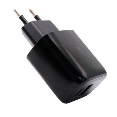 Cool | Carregador rápido universal (PD) Dual Type-C/USB COOL Network Charger (20 W) Preto