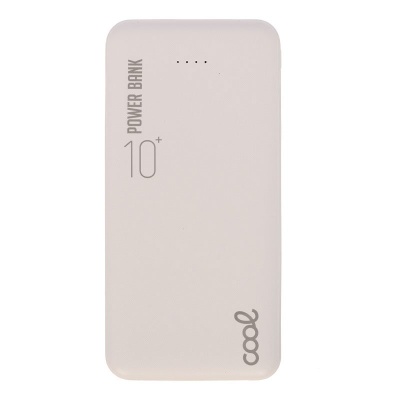 Cool | Bateria Externa Power Bank 10,000 mAh COOL Leather Branco