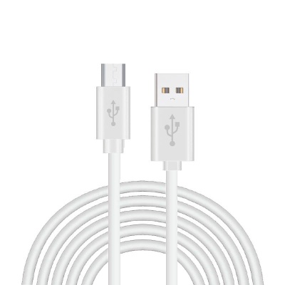 Cool | Cabo USB compatível universal (micro-USB) 3 metros branco 2,4 Amp