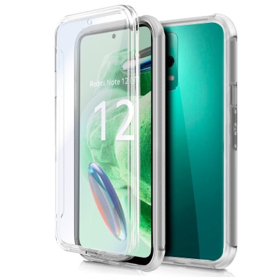 Cool | Capa de silicone COOL 3D para Xiaomi Redmi Note 12 5G / Poco X5 5G (frente transparente + traseira)