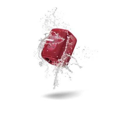 Coluna Motorola ROKR 300 Portátil - 7W - Bluetooth 5.3 - IP67 - 12 Horas de Autonomia - Cor vermelho