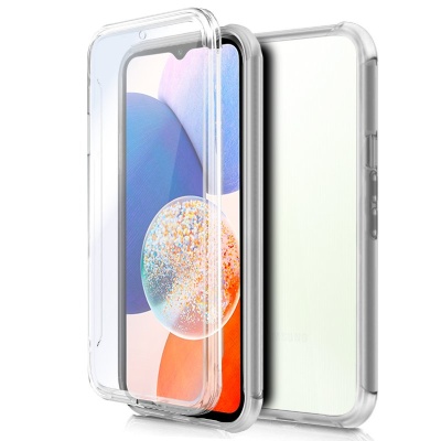Cool | Capa de silicone COOL 3D para Samsung Galaxy A14 / A14 5G  (frente transparente + traseira)