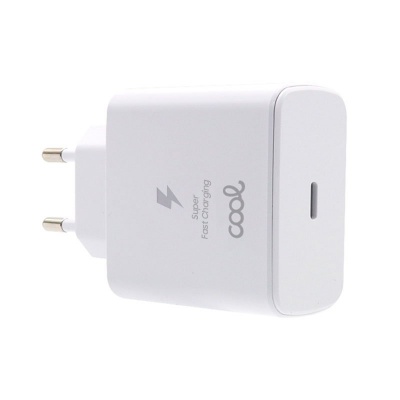 COOL | Carregador Universal Ultra Fast Charger (PD) Type-C (45W) Branco