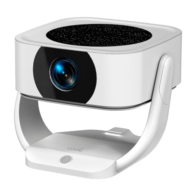 Projetor compacto 3500 lúmenes COOL Onix Altifalante integrado + HDMI / USB + Wi-Fi Mirror (branco)