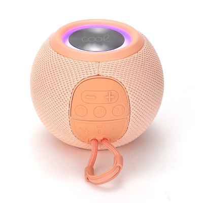 Cool | Coluna Universal Music Bluetooth 6W COOL Salmão