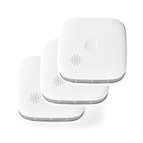 Nedis | Detector de Fumo |Wi-Fi | Alimentado por baterias | Pack 3 x sensores