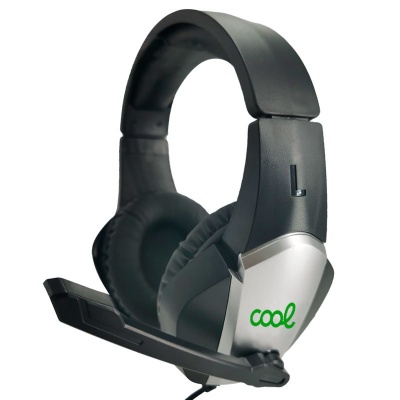 Cool | Auscultadores estéreo para PC / PS4 / PS5 / Xbox COOL Bremen Illumination + Adapt. áudio