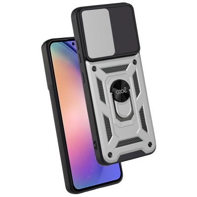 Cool | Capa para Samsung A546 Galaxy A54 5G Hard Ring Prata