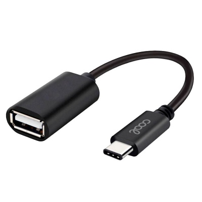 Cool | Cabo de entrada USB OTG tipo C COOL universal (preto)
