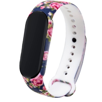Cool | Pulseira COOL para Xiaomi Mi Band 5 / 6 / 7 / Amazfit Band 5 Flower Print