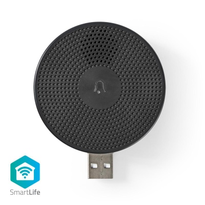 Nedis | Campainha SmartLife com Volume ajustável Preto