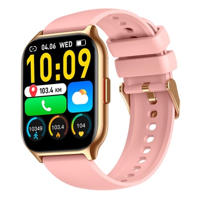 Cool |  Smartwatch COOL Nova Silicone Rosa (Chamadas, Desporto, Saúde)