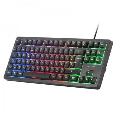 Mars Gaming MK023 Gaming Keyboard - Tecnologia H-Mech RED - Iluminação LED FRGB