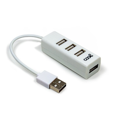 Cool | Universal USB 2.0 Hub 4 portas USB Branco