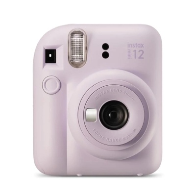 Câmara Instantânea Fujifilm Instax Mini 12 Violeta – Selfies, Diversão e Memórias Instantâneas